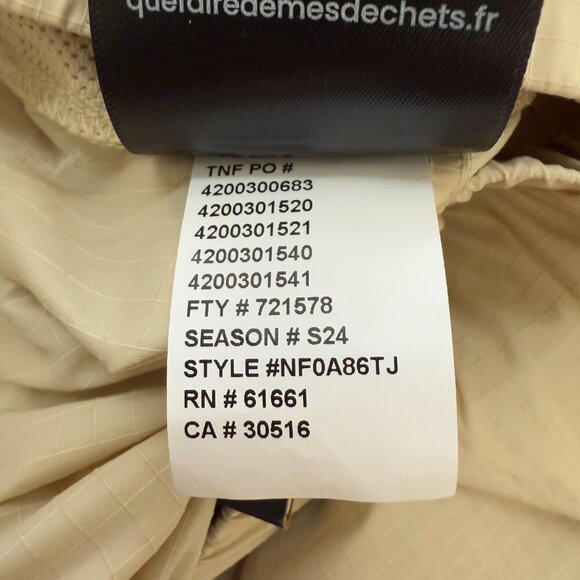 NWT The North Face Spring Peak Cargo Pants Women's XL Gravel Ivory Hiking Active - Picture 16 of 16